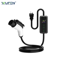 Estación de Carga para Vehículos Eléctricos Wufen Nivel 2, 7KW, Conector Tipo 1 con Enchufe NEMA 6-50P, Nueva, 32A, IP65, para Uso Doméstico
