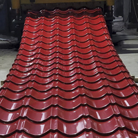 Hoja de techo de tejas de China, tejas de metal recubiertas de color Galvanlume con precio de fábrica