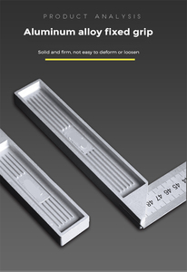 Hochwertiges Hochleistungs-10-Zoll-<span class=keywords><strong>L</strong></span>-Form-Stahl-90-Grad-Präzisionswinkel-Lineal - Product Image 5