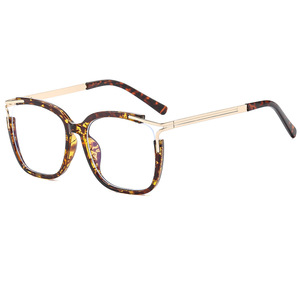 Gafas cuadradas con montura completa negra TR90 anti luz azul para mujer, lentes transparentes CR-39, montura mediana, gafas ópticas de moda 2023 - Product Image 4