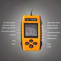 Sonar de pêche sans fil Lucky FF718LIC-W, fréquence 125 kHz, matériau plastique, alimenté par batterie, portée 0,7-45 m, fabriqué en Chine