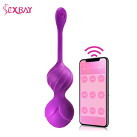 SEXBAY APP Fernbedienungsvibrations-Ei für Frauen, USB-Aufladbares Klitoris-G-Punkt-Massagegerät, Wasserdichtes Erwachsenen-Sexspielzeug