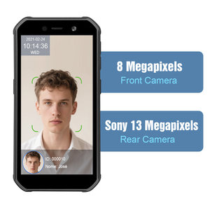 Dispositivo Portátil Android 13.0 Basado en la Nube, Resistente al Agua, al Polvo y a los Golpes (IP68), con Reconocimiento Facial, Control Remoto y Registro de Asistencia - Product Image 3