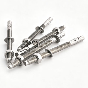 Ancre à coin robuste en acier inoxydable 304 M12 x 135 mm galvanisée, tailles M6/M12/M20, tête hexagonale norme ISO - Product Image 3