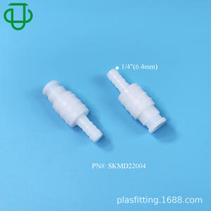 JU Collection POM Plastic Valve 1/4 Inch <b>Quick</b> Male <b>Connector</b> For Medical And Food Equipment - Product Image 1