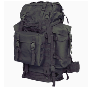 DFB0326 Sac à dos tactique de grande capacité en camouflage noir 80L pour la chasse, le camping en plein air, les activités militaires, les hommes, sacs à dos Molle - Product Image 1