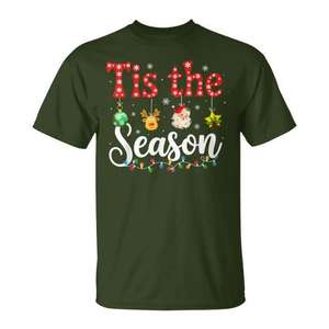 Tis The Season Christmas T-Shirt Chemise de Noël pour hommes - Product Image 1