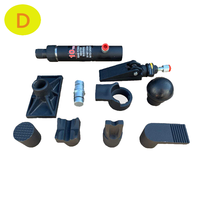 Kit de cric hydraulique 10 tonnes pour réparation de châssis en acier avec pompe à piston, flexibles et fonction de poussée-tirage, certifié CE
