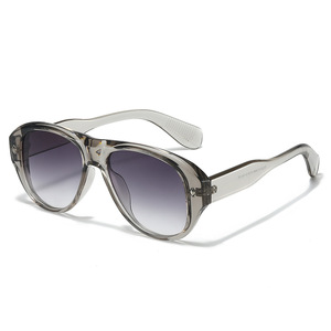 Lunettes de soleil de conduite vintage 2026 personnalisées avec logo, noires, surdimensionnées, pour hommes et femmes, protection UV400, monture large, style pilote - Product Image 5