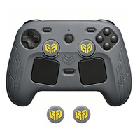 Nouvelle manette de jeu sans fil Steam Controller 2 avec coque en gel de silicone et grip pour pouce, compatible PC, PS et autres plateformes de jeu