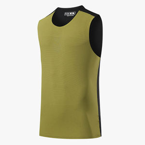 Nouveau gilet de sport à séchage rapide pour hommes, t-shirt élastique sans manches à séchage rapide pour l'entraînement au basketball, la course à pied, le marathon et la remise en forme - Product Image 4