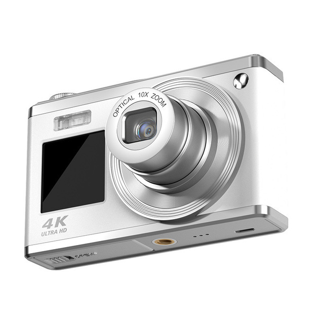 New Professional High Resolution 10X Optical Zoom 6X Digital Zoom Double Screen Auto Focus 4k Digital Camera