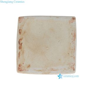 Tarro con tapa cuadrada de porcelana con motivo de flores pintadas a mano de Jingdezhen Folks de 2017 - Product Image 6