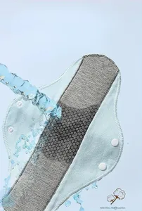 Pañales Reutilizables al por Mayor para Adultos, Bragas Lavables de Algodón, Toallas Sanitarias de Tela para la Menstruación, Almohadillas Higiénicas Femeninas, Bragas Suaves Antideslizantes para el Periodo - Product Image 4