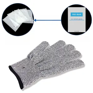 Anti-Cut Stab-Proof Cut Resistant Gloves Food Grade General Purpose Work Gloves for Kitchen Household Protection