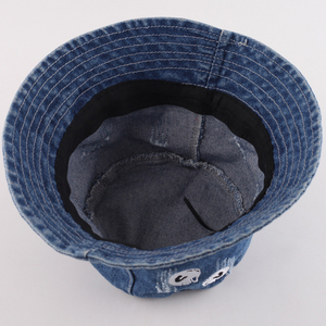 Tùy Chỉnh Mùa Hè Bảo Vệ Phụ Nữ Người Đàn Ông Denim Xô Hat - Product Image 3