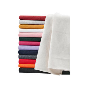 Tela lisa de poliéster, 95% poliéster, 5% licra, tejido elástico liso para dobladillo de manguito sin costuras - Product Image 1