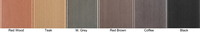 Planche de terrasse en WPC imperméable et antidérapante, terrasse composite d'extérieur, anti-UV, jardin, patio, revêtement de sol extérieur en WPC, bois d'extérieur