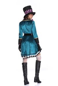 <span class=keywords><strong>Disfraz</strong></span> de Mago Adulto de Seda de Halloween, Ellie <span class=keywords><strong>Sombrerero</strong></span> Loco, <span class=keywords><strong>Disfraz</strong></span> de Actuación para Club Nocturno, Domador de Animales, <span class=keywords><strong>Disfraz</strong></span> de Escenario - Product Image 6