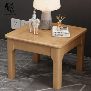 Mesa auxiliar de madera para sala de estar, estilo tronco, nuevo diseño, en stock, lista para enviar, precio económico, personalizable, suministro de fábrica. - Product Image 2