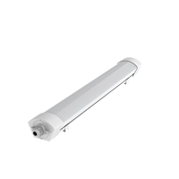 Luminaire LED Tri-Proof 36W 4FT IP66 IK10 avec capteur micro-ondes, dimmable, connectable, pour garage, entrepôt, parking souterrain, garantie 5 ans