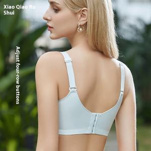 Soutien-gorge sans armatures respirant pour femme, coupe 3/4, en modal soyeux avec détails en dentelle, tricoté, confortable au quotidien, sexy, pour petites poitrines - Product Image 4