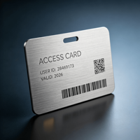 Tarjeta RFID/NFC Personalizada ODM de Acero Inoxidable Plateado/Dorado con Chip 216 para Control de Acceso a Membresías/Negocios