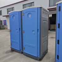 Cabine de douche portable DY en PEHD robuste, nettoyage rapide, salle de bain mobile pour chantier extérieur et camping - En promotion