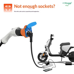 ปลั๊กปล่อยประจุไฟฟ้ารถยนต์ไฟฟ้า STAR 7kW 32A Type 2 เป็นเต้ารับ EU สำหรับ Tesla สำหรับแปลงเป็น<span class=keywords><strong>พา</strong></span><span class=keywords><strong>ว</strong></span><span class=keywords><strong>เวอร์</strong></span><span class=keywords><strong>แบงค์</strong></span>แบบพก<span class=keywords><strong>พา</strong></span> ใหม่ IP55 - Product Image 2