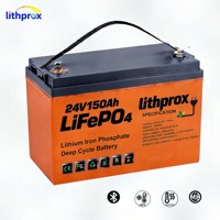 Batterie de fauteuil roulant électrique LiFePO4 24V150AH de haute qualité, performance constante, entretien zéro, pour scooter à 4 roues, CE FCC RoHS