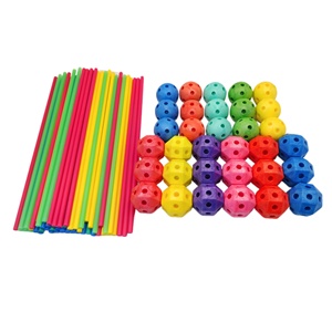 <span class=keywords><strong>Prix</strong></span> d'usine – Kit <span class=keywords><strong>de</strong></span> construction <span class=keywords><strong>de</strong></span> <span class=keywords><strong>fort</strong></span> en plastique STEM <span class=keywords><strong>de</strong></span> 75 pièces pour enfants <span class=keywords><strong>de</strong></span> 5 à 7 ans – Tente <span class=keywords><strong>de</strong></span> construction Yiqu CF75 – Personnalisation OEM - Product Image 2