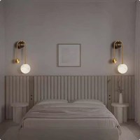 Lampe murale en marbre naturel espagnol - Style moderne minimaliste de luxe pour salon, chambre à coucher, chevet, couloir, éclairage décoratif