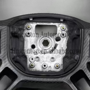 Volant de direction pratique en cuir perforé en fibre de carbone mat, en promotion, pour Land Rover Defender - Product Image 5