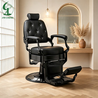Jincheng barbier rétro hommes huile chaise salon de coiffure spécial levage rasage visage coiffure chaise prix de gros.
