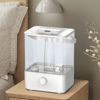 Humidificateur intelligent à air chaud grande capacité de 6L Télécommande électrique Contrôle de l'humidité pour les voitures Utilisation en extérieur 1 an