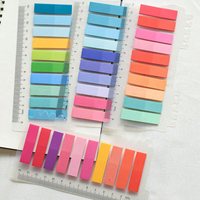 Notas Adhesivas de PET, Kit de Material Escolar, Papelería para el Regreso a Clases