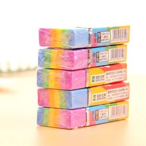 Gommes à effacer arc-en-ciel en TPR/PVC de qualité supérieure, personnalisées en gros pour enfants - Product Image 2