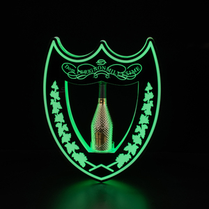 ตัวป้องกันขวดอะคริลิค <span class=keywords><strong>Dom</strong></span> <span class=keywords><strong>P</strong></span> ปรับแต่งได้เอง DIY สำหรับผู้นำเสนอขวดหน้าจอแสดงผลสว่างโดยใช้ไฟ LED ที่วางคืน - Product Image 2