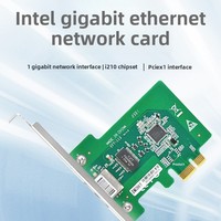 Tarjeta de Red Gigabit PCIe EFT-113 Intel I210-AT, PCIe X1 10/100/1000Mbps, Adaptador LAN RJ45 con Soporte PXE para Windows y Linux