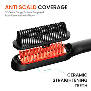 Cepillo Alisador de Cabello Profesional de Cerámica, 480F, Alta Temperatura, Pantalla LCD, Peine Eléctrico para Alisar el Cabello, 3 Hotel - Product Image 5