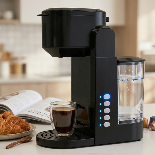 Electric Multi-capsule American Capsule Coffee Machine with Large Capacity Transparent Water tank