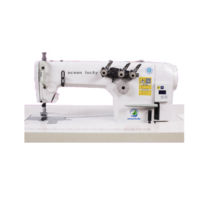 Máquina de Coser <span class=keywords><strong>Industrial</strong></span> de Base Plana con Mecanismo de Alimentación Manual, Motor y Engranaje como Componentes Principales, Utilizada para Diversos Fines - Product Image 6