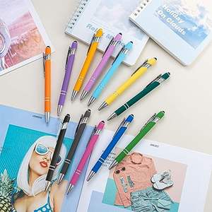 ปากกาลูกลื่นโลหะ Bonvada 2 in 1 สำหรับพิมพ์โลโก้ หมึกสีน้ำเงิน/ดำ สำหรับใช้ในงานส่งเสริมการขาย เหมาะสำหรับผู้หญิงและผู้ชาย - Product Image 2