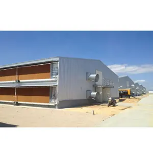 Factory Price Metal Structure Prefabricated Portal Frame Steel Structure Poultry Farm Shed Chicken Farm Building