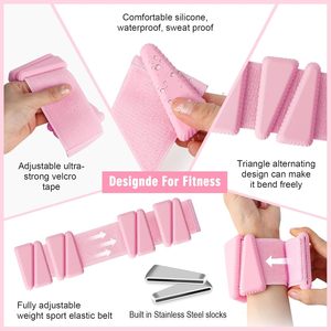 Juego de Pesas Ajustables y Duraderas para Muñecas y Tobillos, Ecológicas, de 2 LB, para Yoga, Pilates, Baile y Gimnasio - Product Image 3