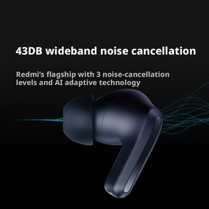 Audífonos Originales Redmi <span class=keywords><strong>Buds</strong></span> <span class=keywords><strong>4</strong></span> Pro TWS, BT5.3, Cancelación de Ruido Activa de 43dB, Audio de Alta Resolución LDAC, Batería de 36H, Resistencia al Agua IP54 - Product Image 2