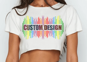 Top Corto in Cotone alla Moda per Donne con Applicazioni Personalizzate di Strass Brillanti, Taglie S M L XL, <span class=keywords><strong>T</strong></span>-<span class=keywords><strong>Shirt</strong></span> Corta con <span class=keywords><strong>Motivi</strong></span> Luccicanti - Product Image 4