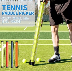 Tennis Ball Grabber Pelota DE TENIS Pick up Tube con correa para el hombro Ligero Tennis Ball Retriever Collector Tube Carrier - Product Image 5