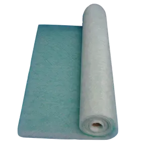 Cabina de pintura con marco de alambre Prefiltro G2 Filtro de aire de fibra de vidrio para cabina de pintura Medios de filtro de fibra de vidrio