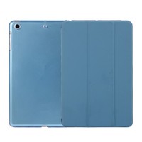 Stocks pour iPad Air 3 2019 (10.5 pouces) étui intelligent à trois volets couverture avant souple avec couverture arrière en PC dur antichoc